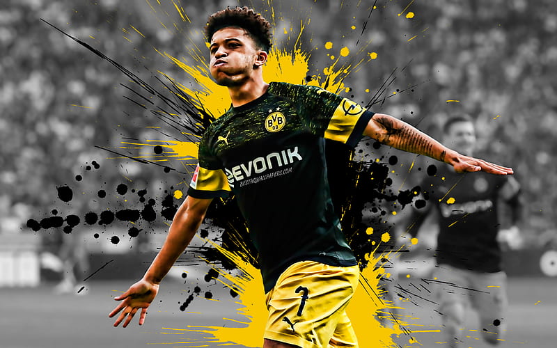 jadon sancho borussia dortmund wallpaper