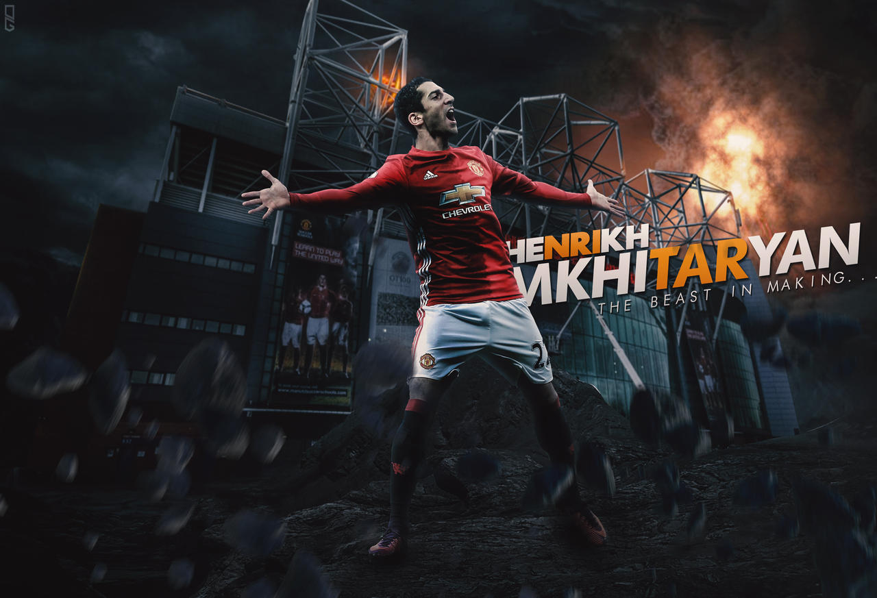 wallpaper for laptop Henrikh Mkhitaryan