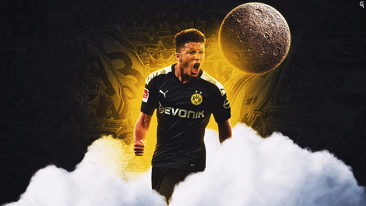 jadon sancho wallpapers dortmundj