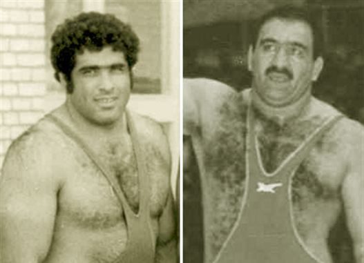 عکس کشتی‌گیران قدیمی ایران