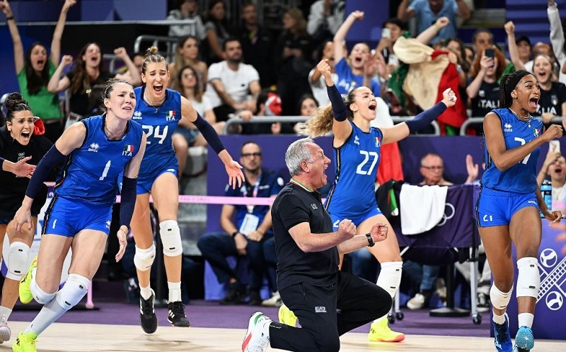 تیم ملی والیبال زنان آمریکا ۰-۳ تیم ملی والیبال زنان ایتالیا