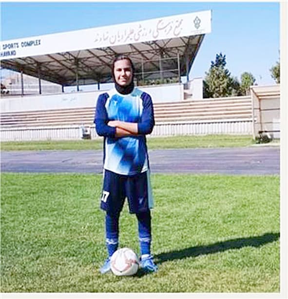 عکس بیتا خزایی فوتبالیست 