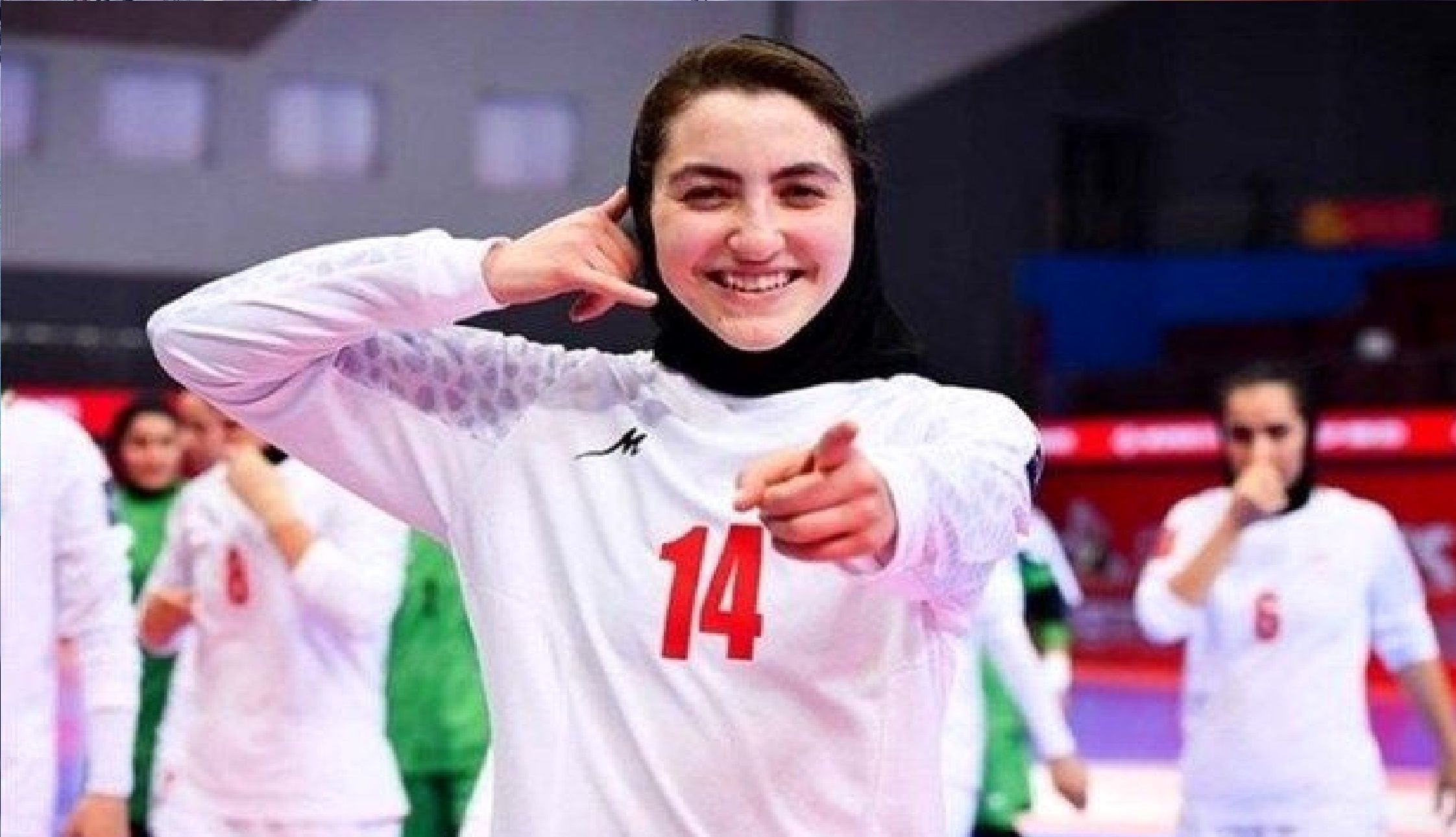 مارال ترکمان مهاجم برتر ایران فوتسال بانوان ۲۰۲۵