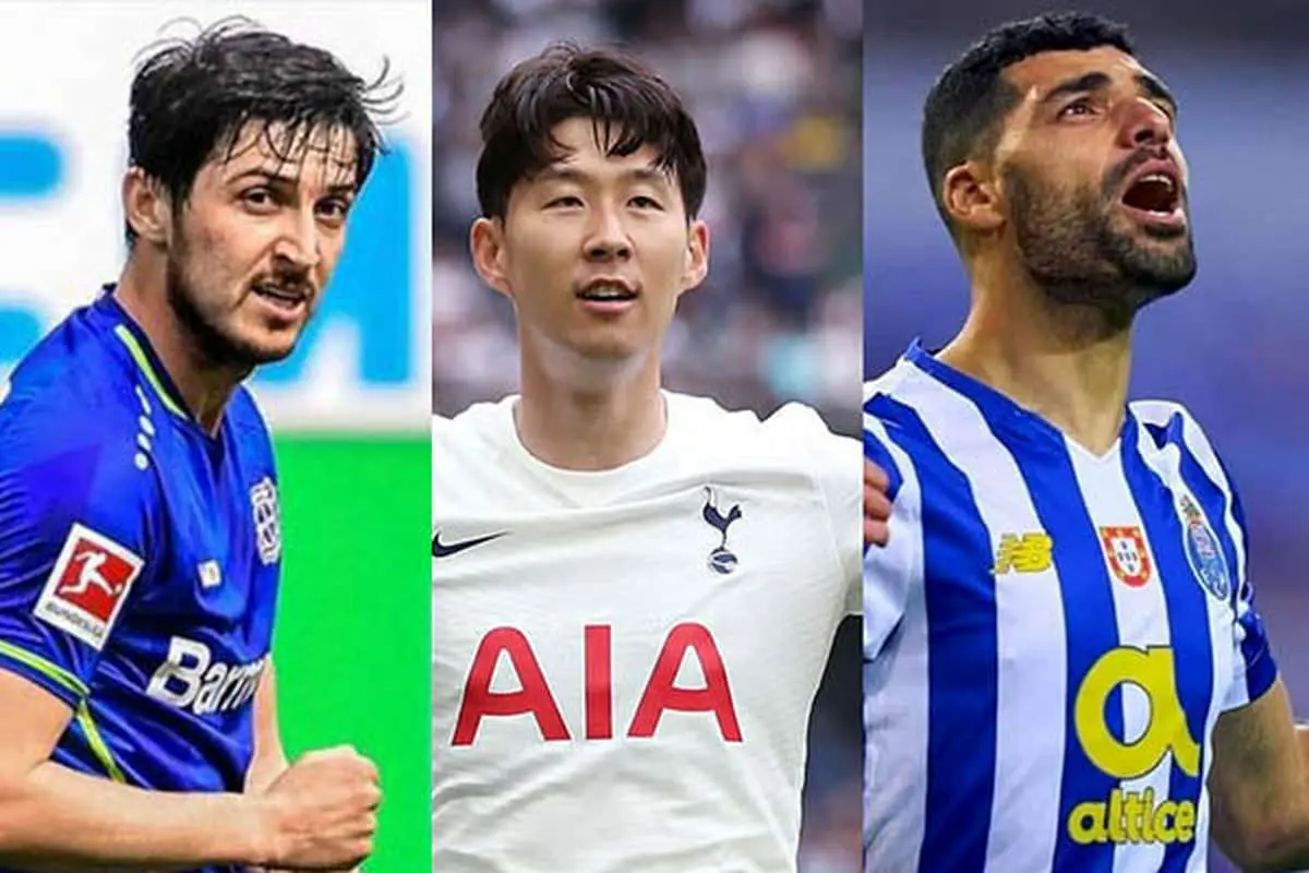 گلزنان برتر آسیا در اروپا