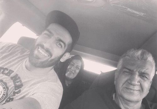 عکس خانوادگی حامد حدادی