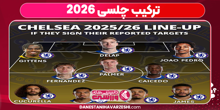 ترکیب چلسی 2025