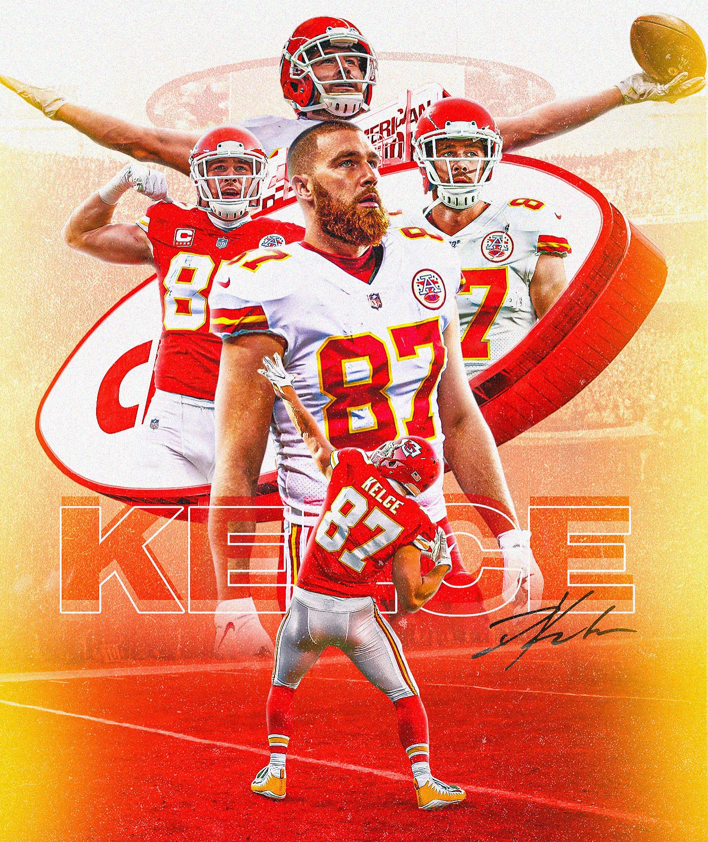 wallpaper for laptop Travis Kelce