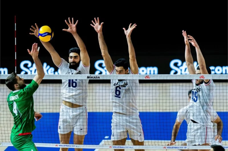 والیبال ایران با بلغارستان ساعت چنده