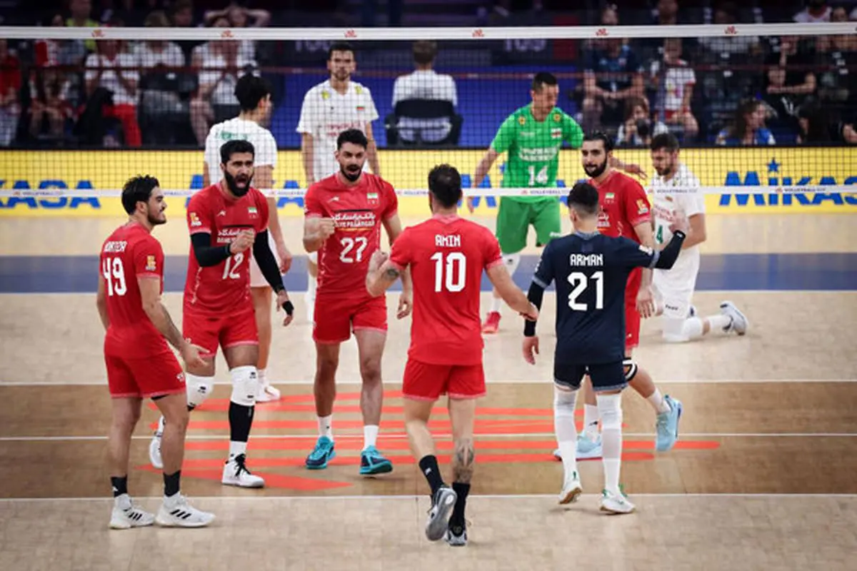 والیبال ایران در جایگاه سیزدهم رنکینگ جهانی