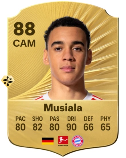 ریتینگ جمال موسیالا در FC 26