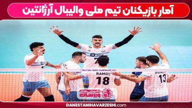 آمار بازیکنان تیم ملی والیبال آرژانتین