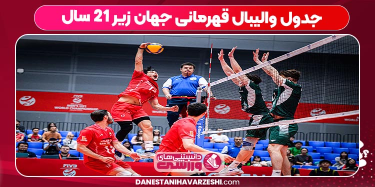 جدول والیبال قهرمانی جهان زیر ۲۱ سال 