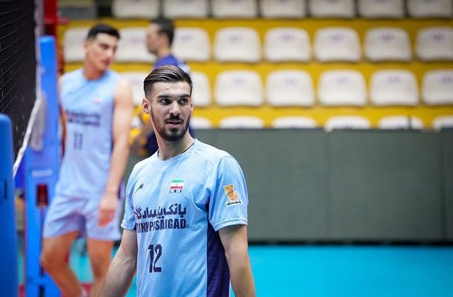 سید متین حسینی والیبال