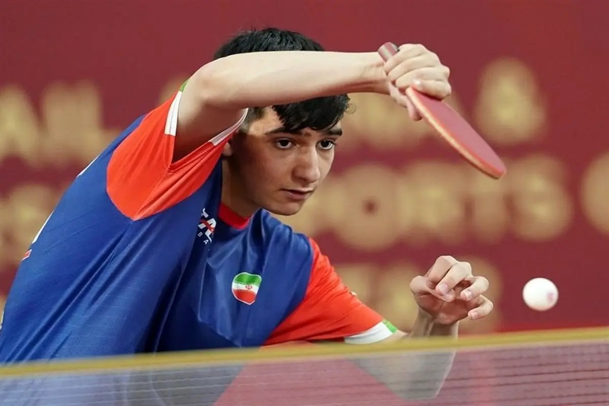 عکس بنیامین فرجی تنیس روی میز