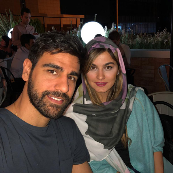 عکس ارسلان کاظمی و همسرش عکس ارسلان کاظمی و همسرش