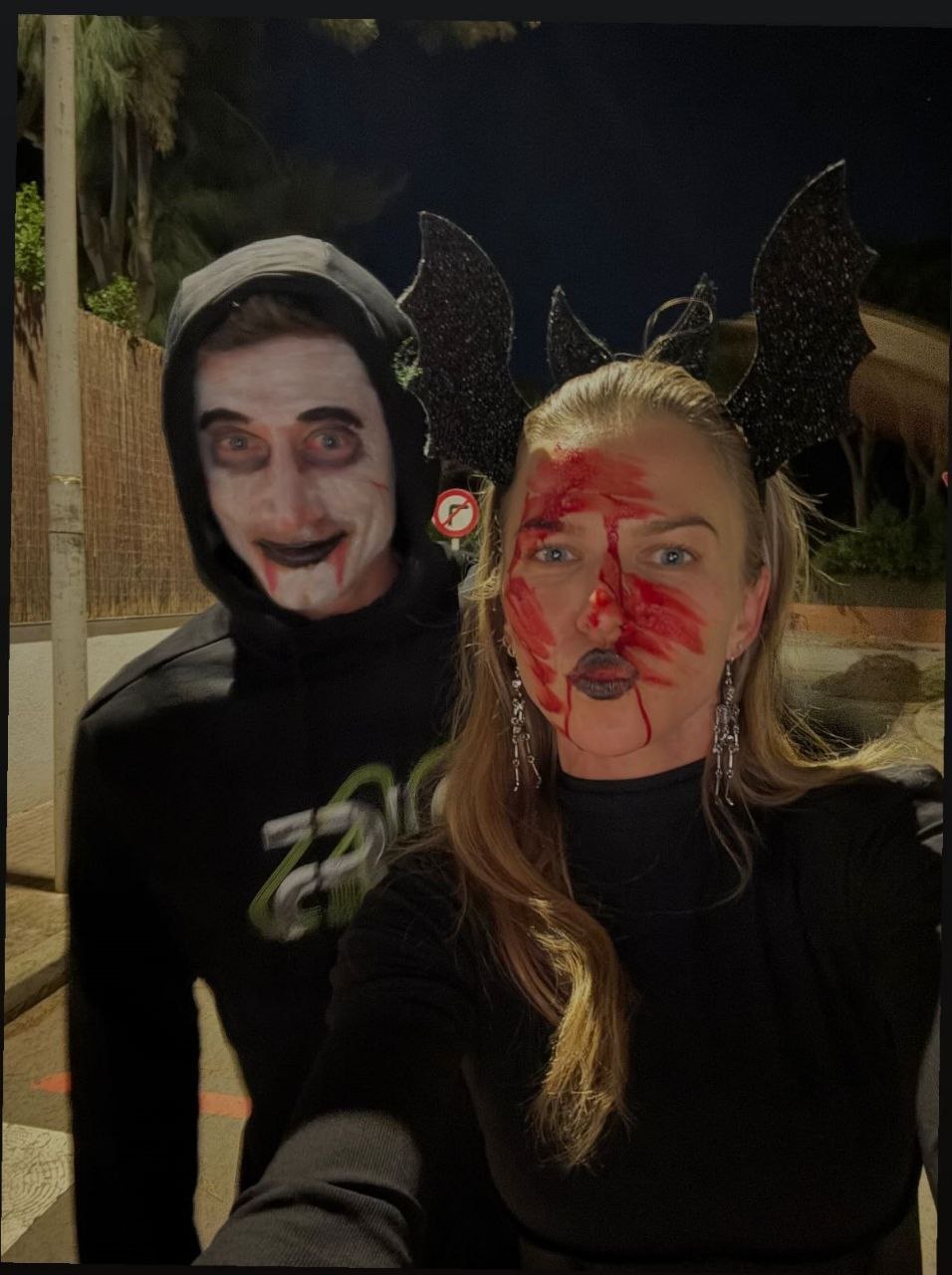 عکس لواندوفسکی و همسرش برای هالووین عکس لواندوفسکی و همسرش برای هالووین