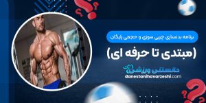 برنامه بدنسازی چربی سوزی و حجمی رایگان (مبتدی تا حرفه ای)