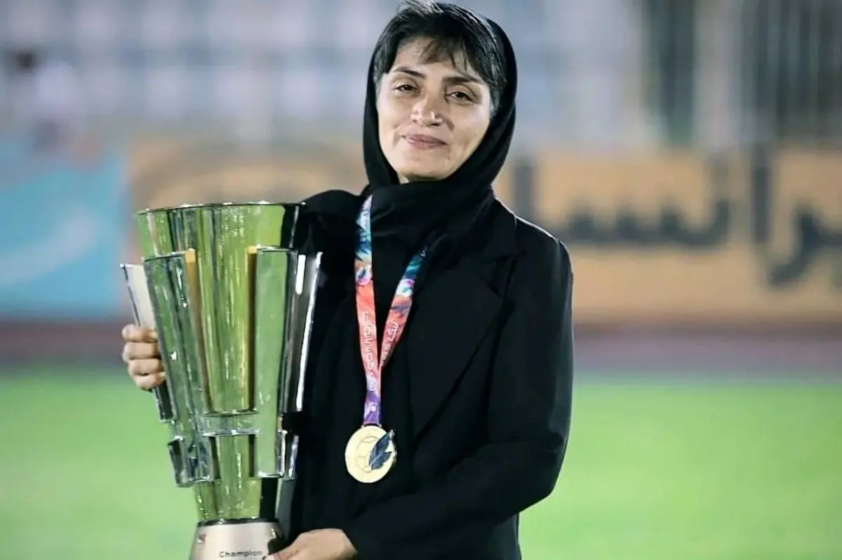 عکس مرضیه جعفری مربی تیم ملی