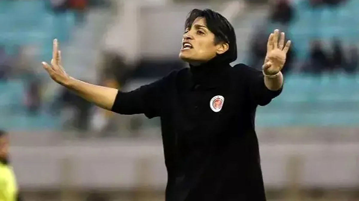 عکس مرضیه جعفری سرمربی