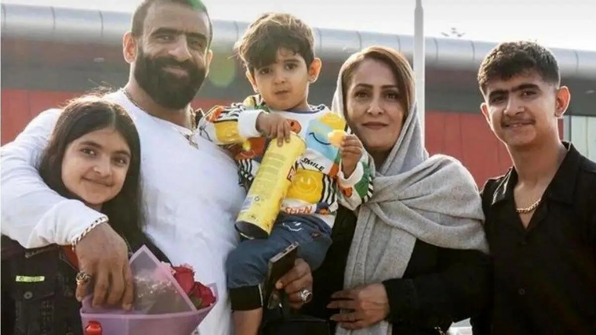 عکس خانوادگی هادی چوپان