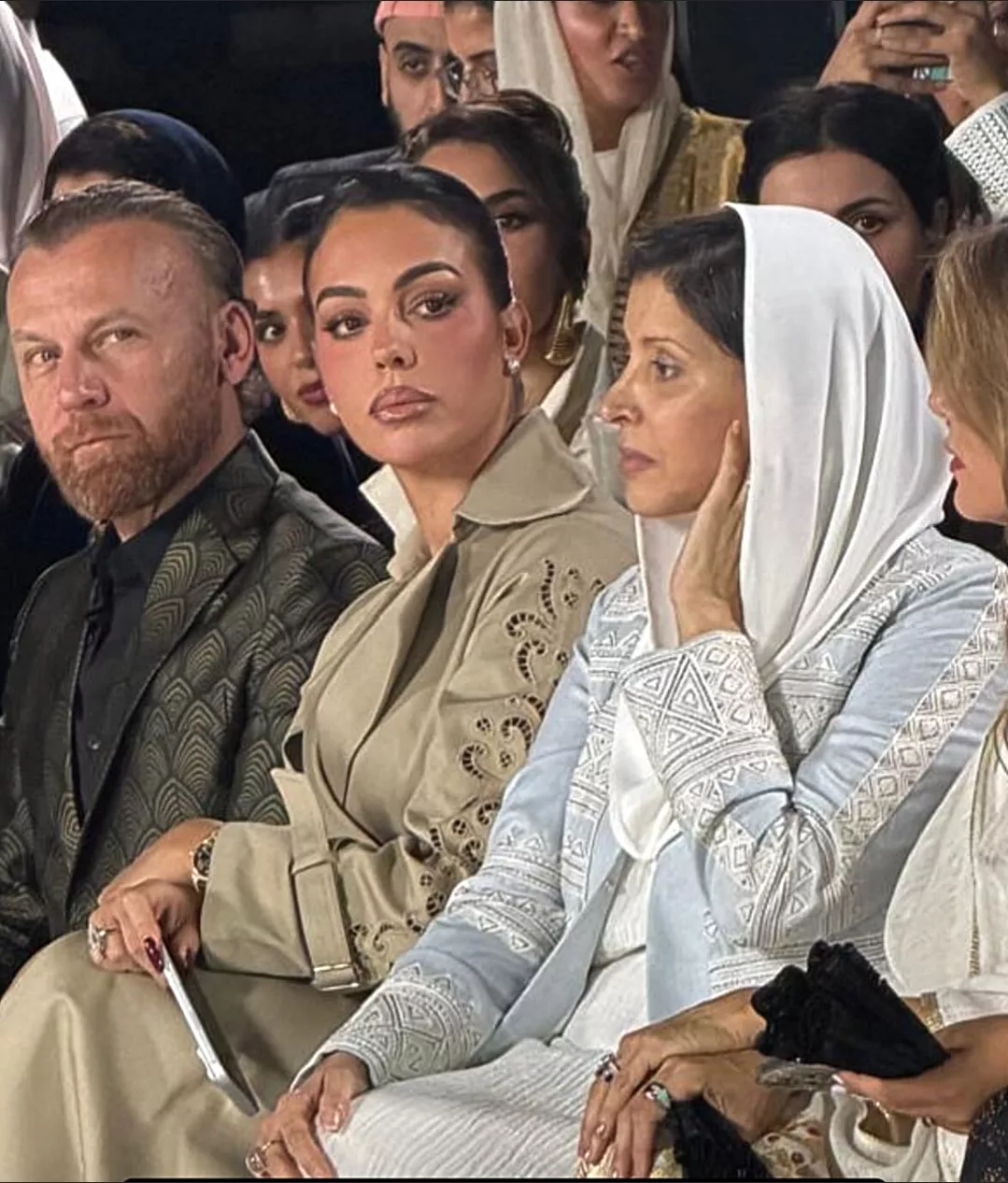 حضور جورجینا در هفته مد عربستان