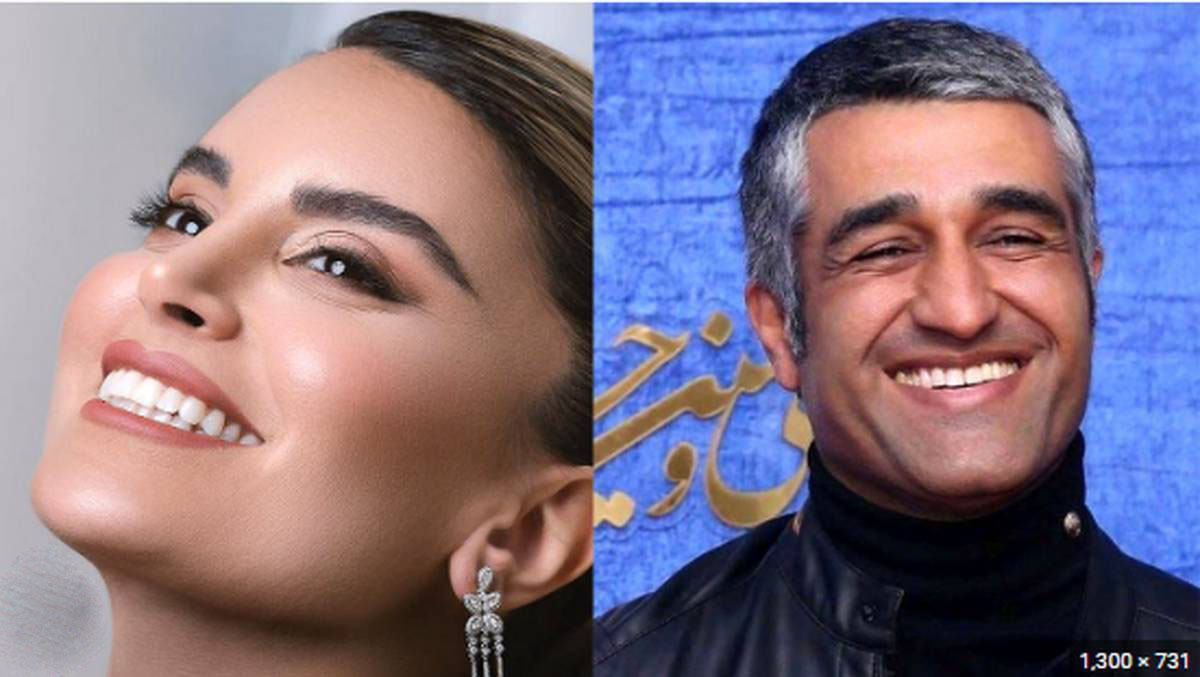 پژمان جمشیدی و همسرش