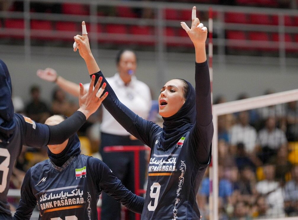 والیبال زنان ایران قهرمان آسیا