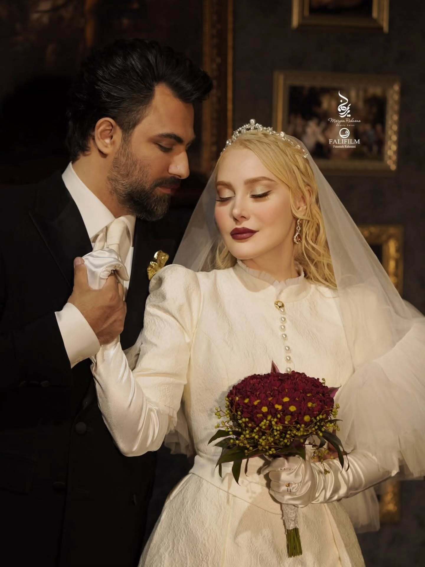 عروسی آرام جعفری و بابک انصاری عروسی آرام جعفری و بابک انصاری