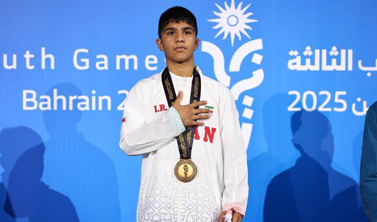 مدال طلا برای کشتی فرنگی ایران