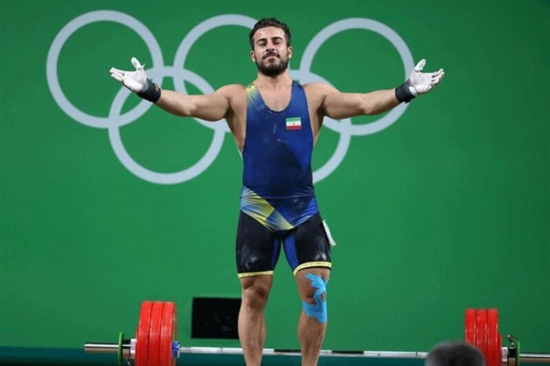 عکس رستمی وزنه بردار