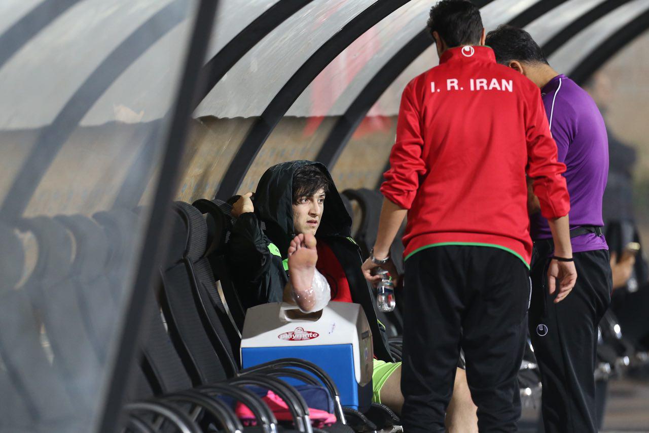 سردار آزمون چطور مصدوم شد