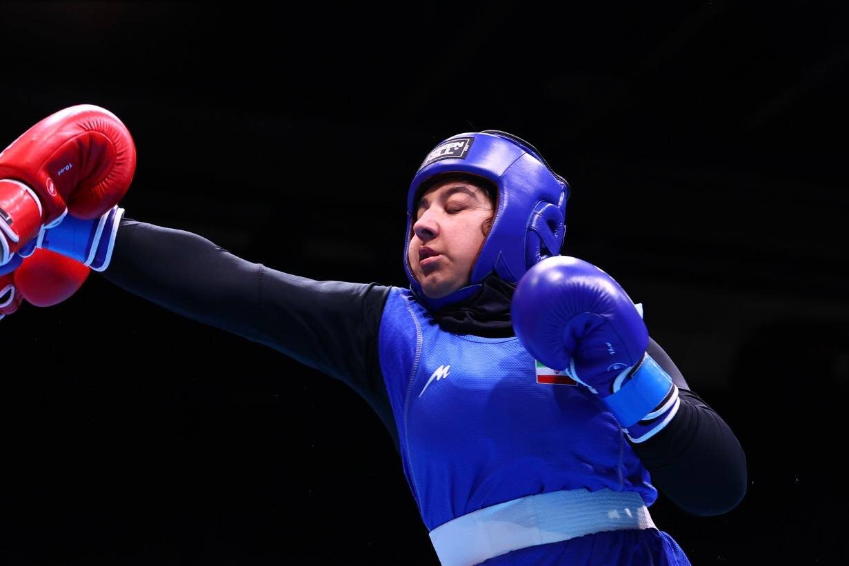 فاطمه رستگار و مدال تاریخی بوکس ایران فاطمه رستگار و مدال تاریخی بوکس ایران