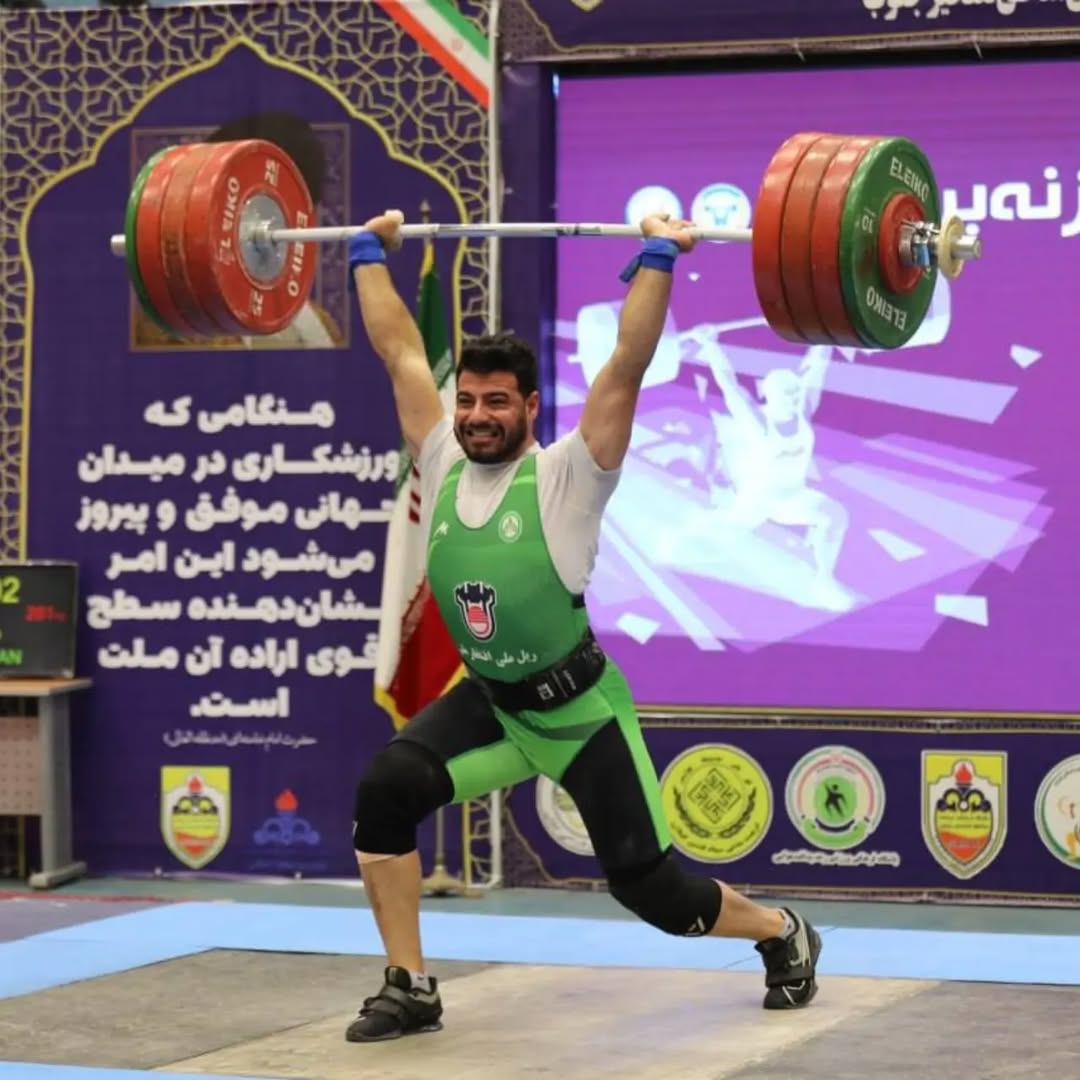 عکس علیرضا معینی وزنه بردار