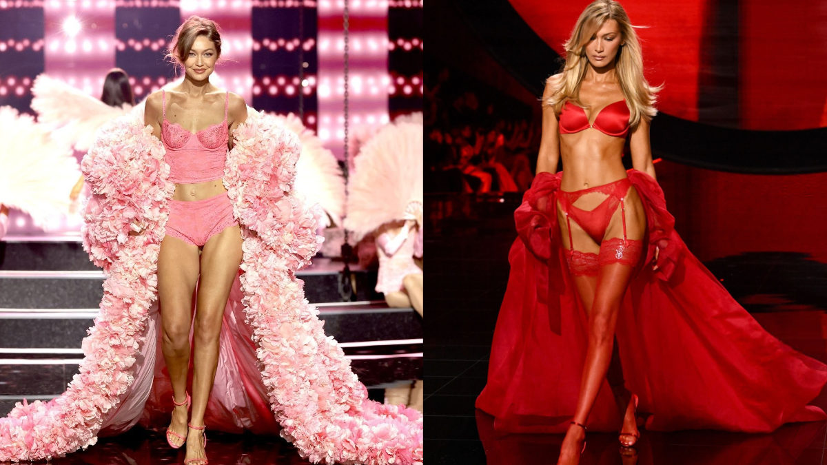 بلا حدید در فشن شو ویکتوریا سکرت