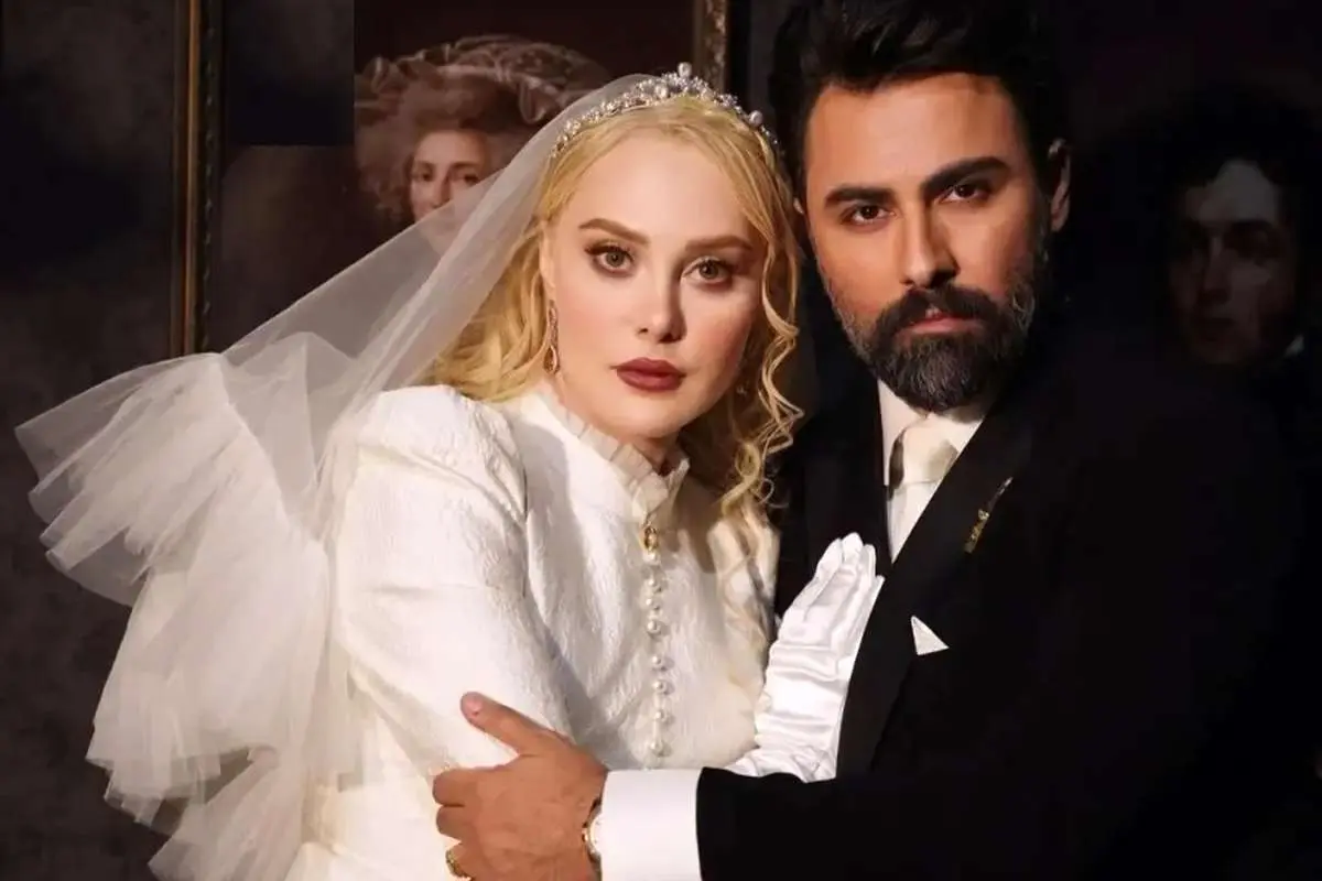 عکس عروسی آرام جعفری و همسرش عکس عروسی آرام جعفری و همسرش