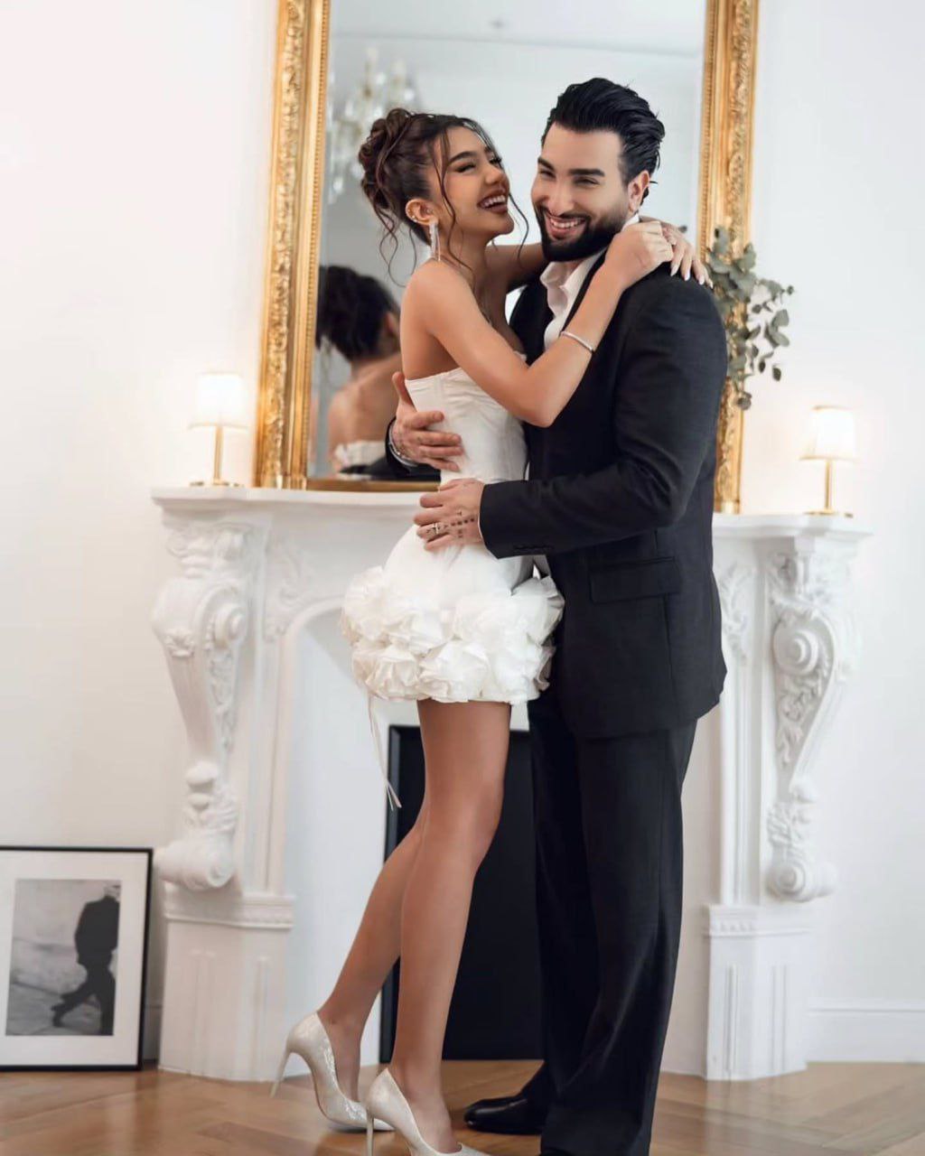 عکس حسین تهی و همسرش