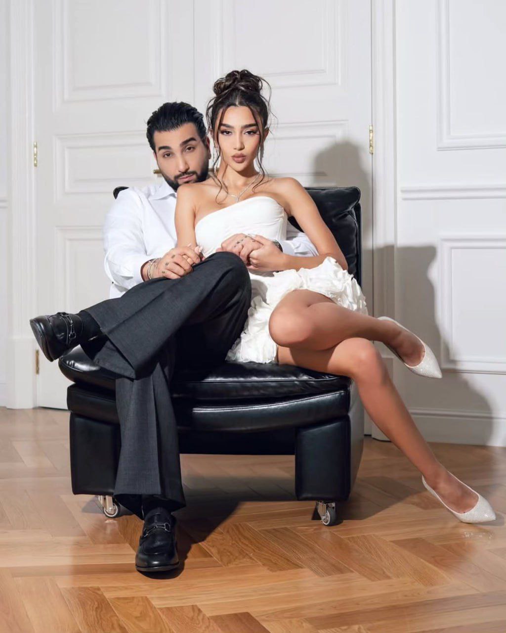 حسین تهی و همسرش عروسی