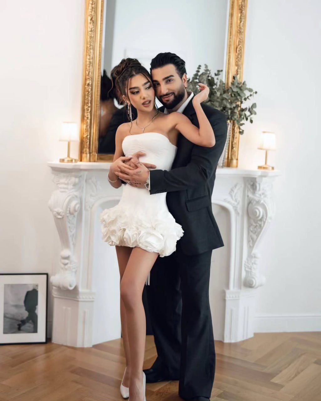 عکس های حسین تهی و همسرش