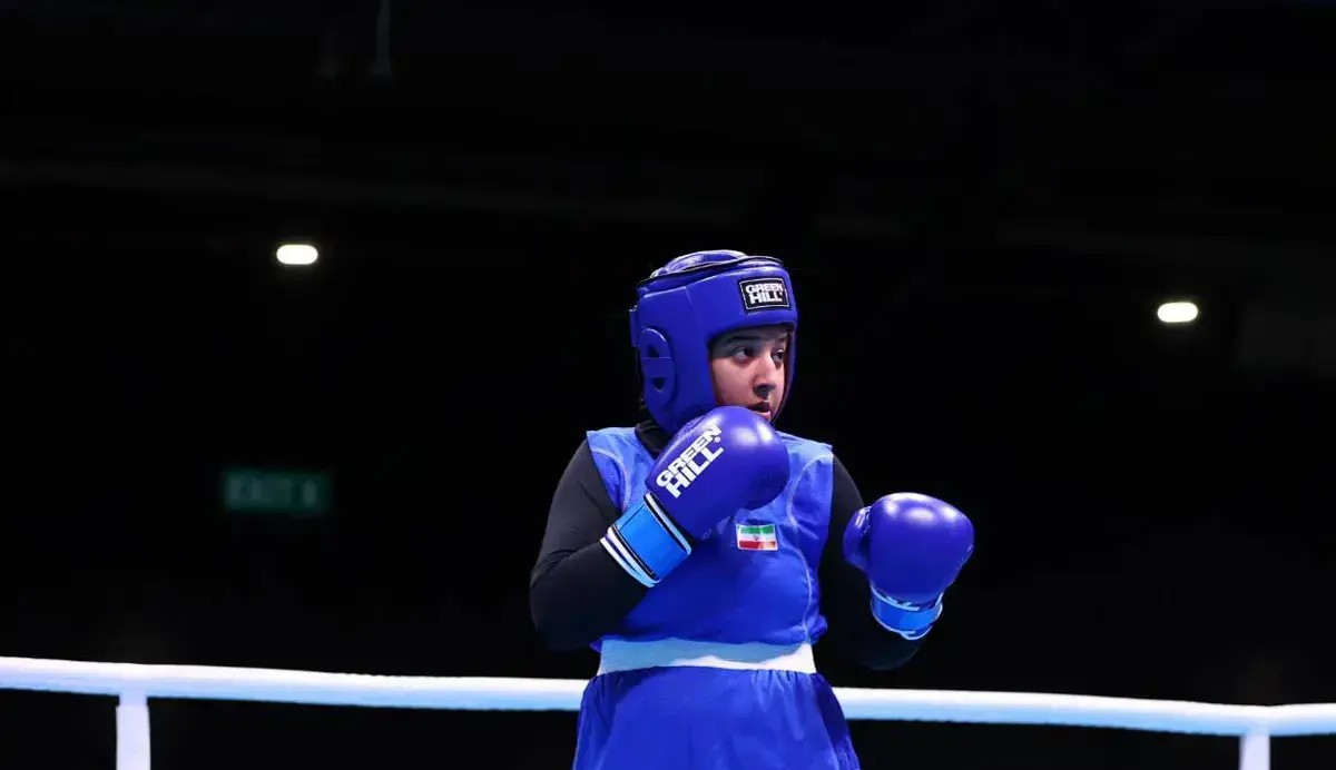 عکس فاطمه رستگار بوکسر مدال عکس فاطمه رستگار بوکسر مدال