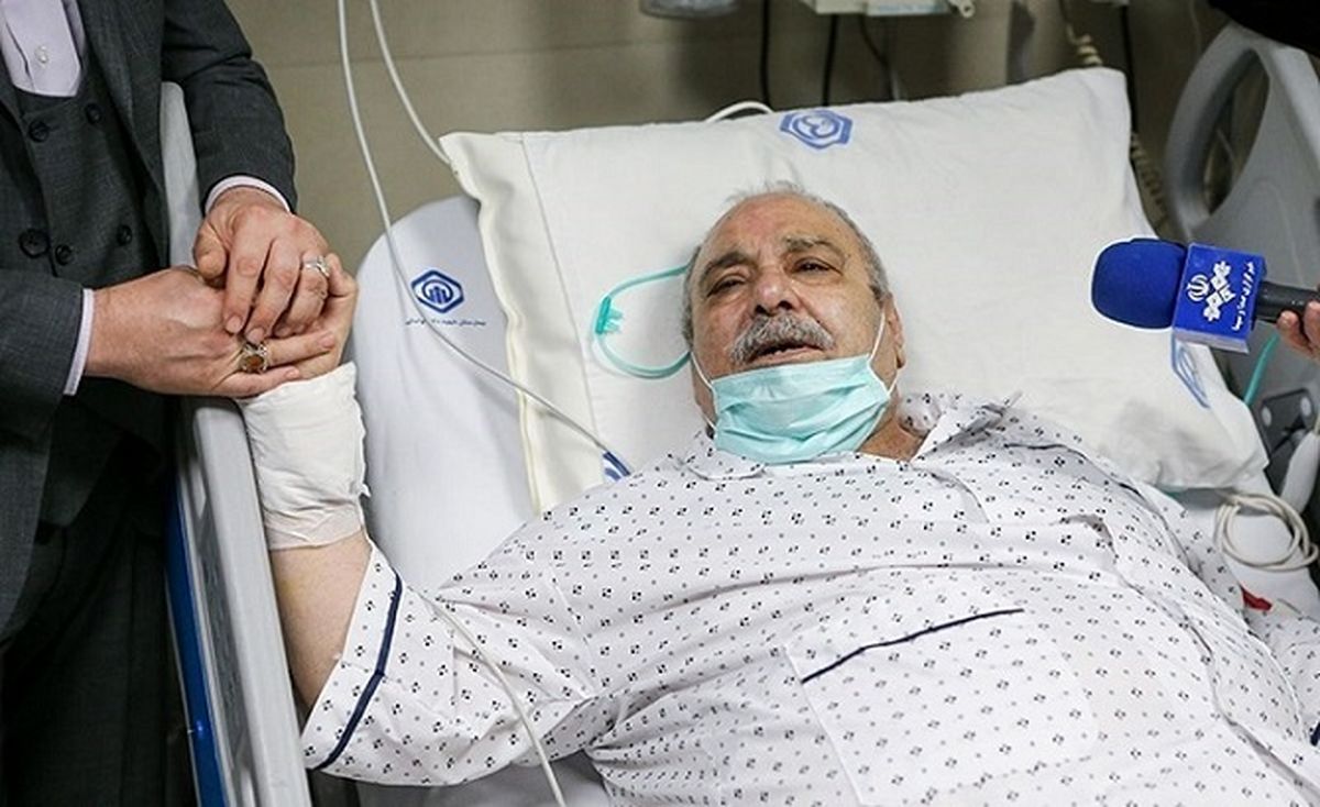 عکس محمد کاسبی در بستر بیماری 