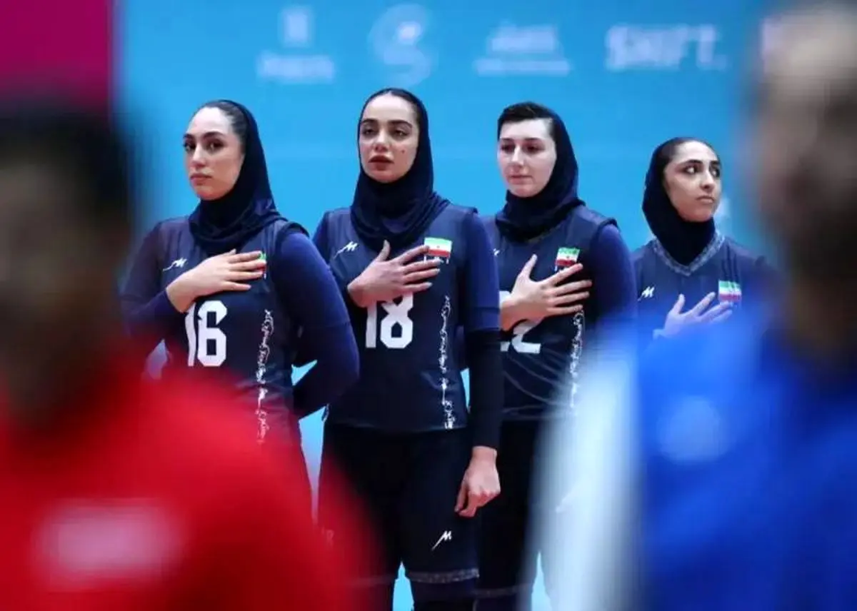 نمایش قدرت دختران والیبالیست ایران