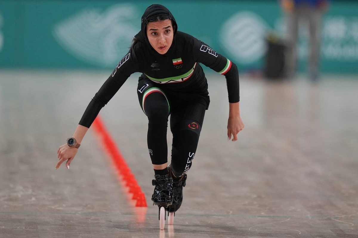 مدال طلای ترانه احمدی شاهکار اسکیت ایران مدال طلای ترانه احمدی شاهکار اسکیت ایران