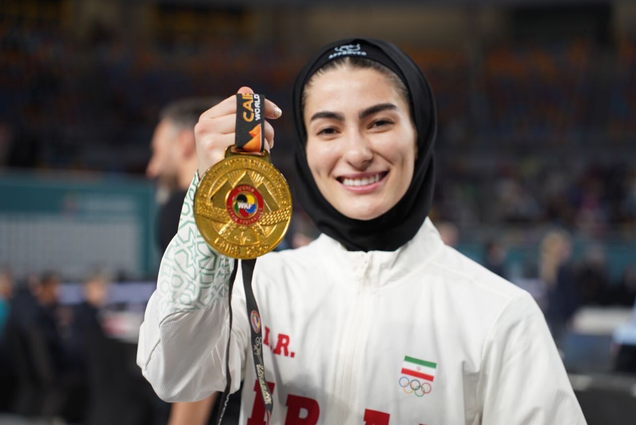 عکس آتوسا گلشادنژاد مدال طلا