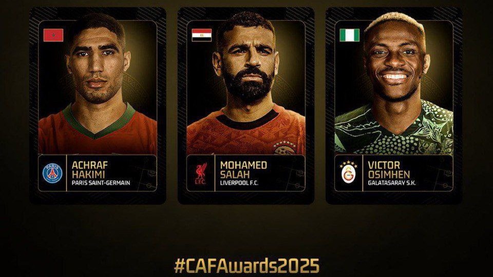 رقابت سنگین برای عنوان مرد سال آفریقا ۲۰۲۵