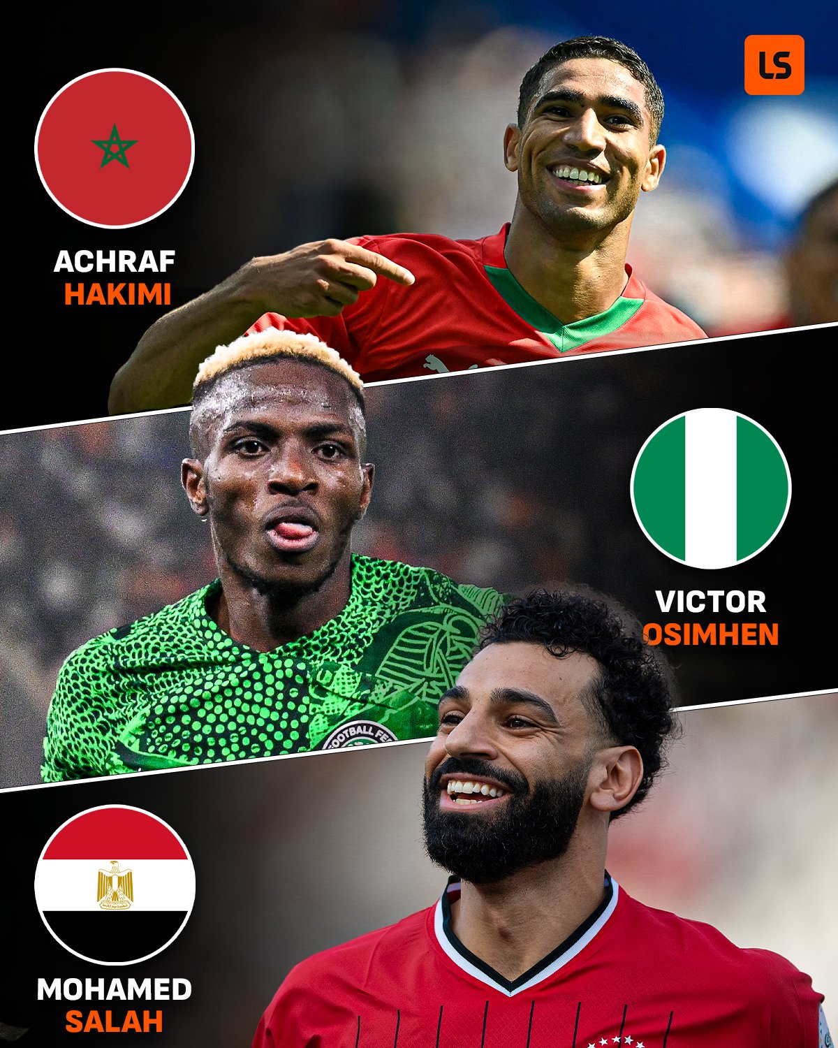 اشرف حکیمی در جمع مدعیان بهترین بازیکن آفریقا