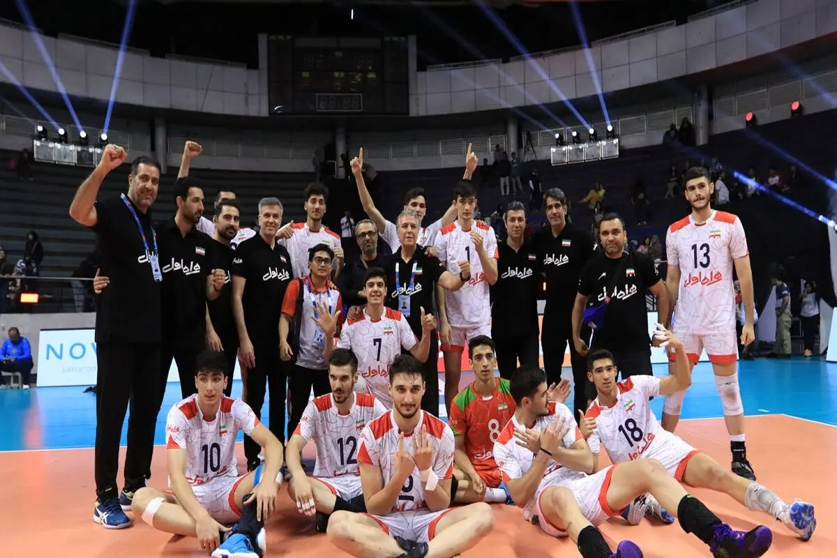 رکوردشکنی تیم والیبال جوانان در جهان رکوردشکنی تیم والیبال جوانان در جهان