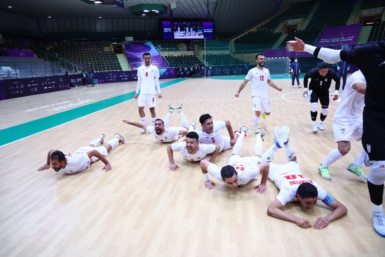 طلای فوتسال برای ایران در عربستان طلای فوتسال برای ایران در عربستان