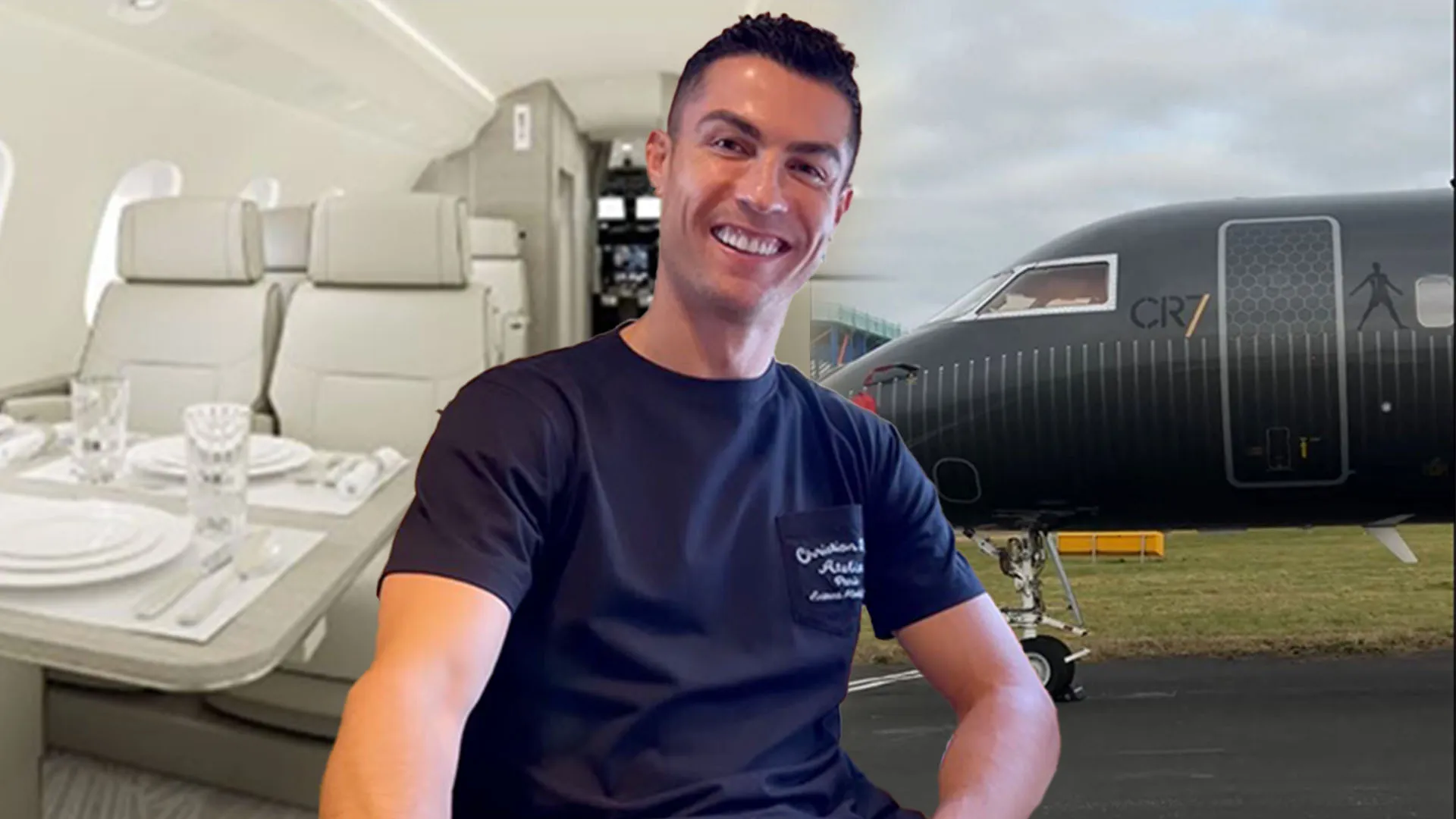 رونالدو با جت شخصی جدیدش خبرساز شد رونالدو با جت شخصی جدیدش خبرساز شد