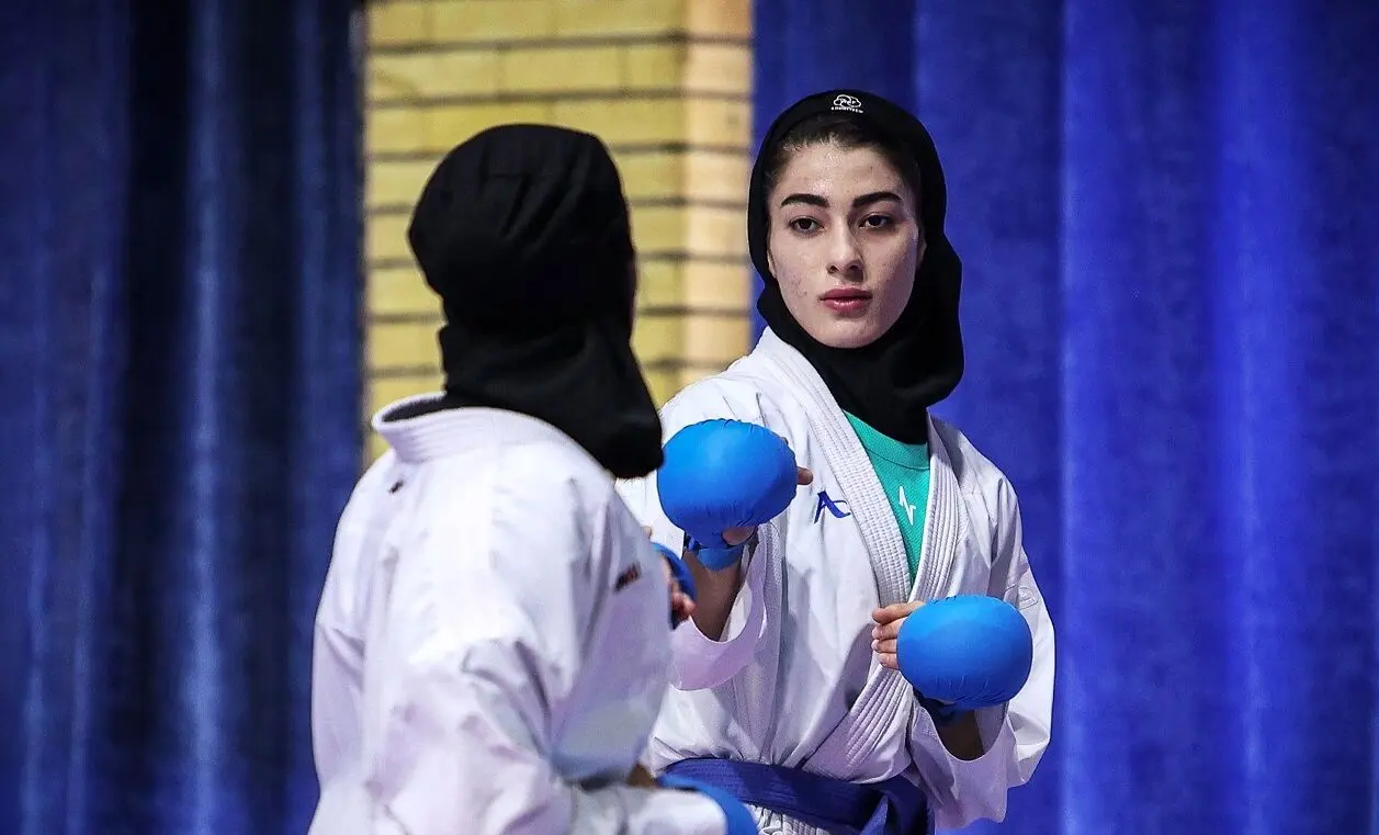 عکس آتوسا گلشادنژاد کاراته