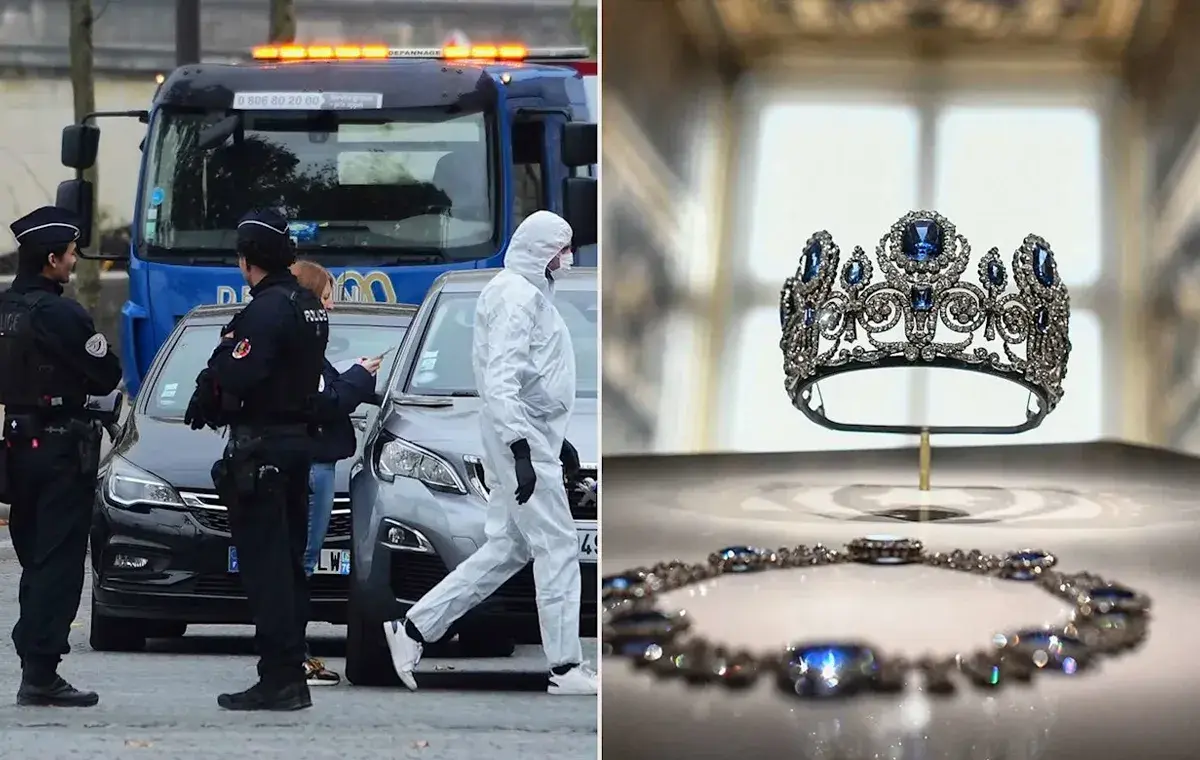 بازداشت مظنونان سرقت لوور پاریس بازداشت مظنونان سرقت لوور پاریس